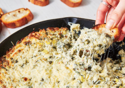 Easy Spinach and Artichoke Dip