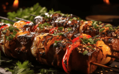 Savory Garlic Beef K-Bobs