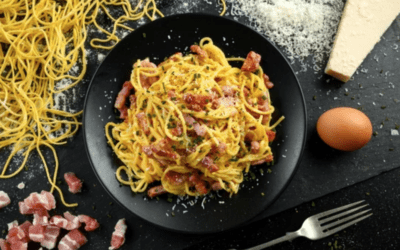 Luxurious Duck Egg Carbonara