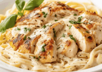 Crockpot Italian Chicken (Alfredo)