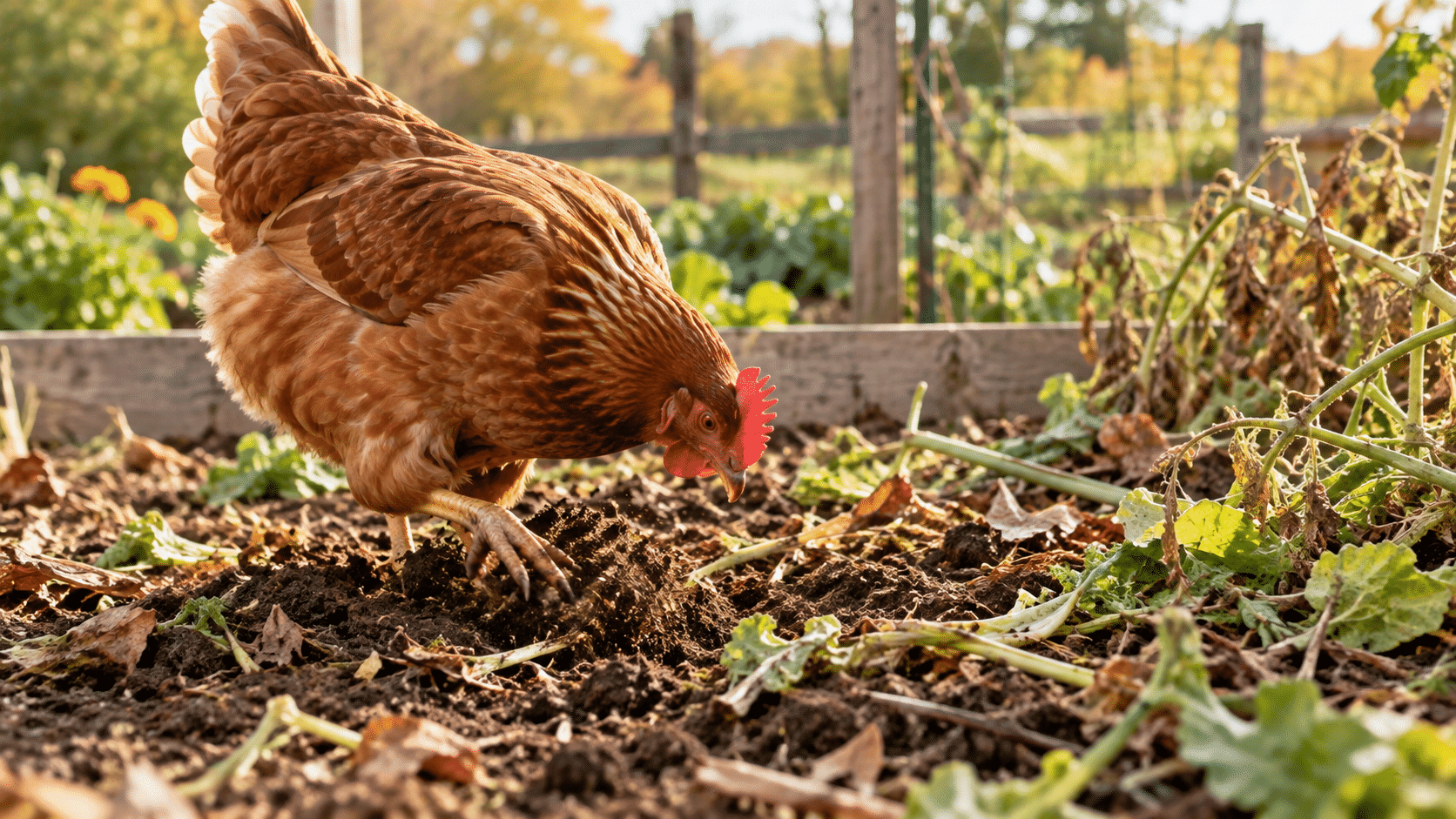 Gardening With Chickens: How to Put Your Flock to Work Without Losing Your Garden